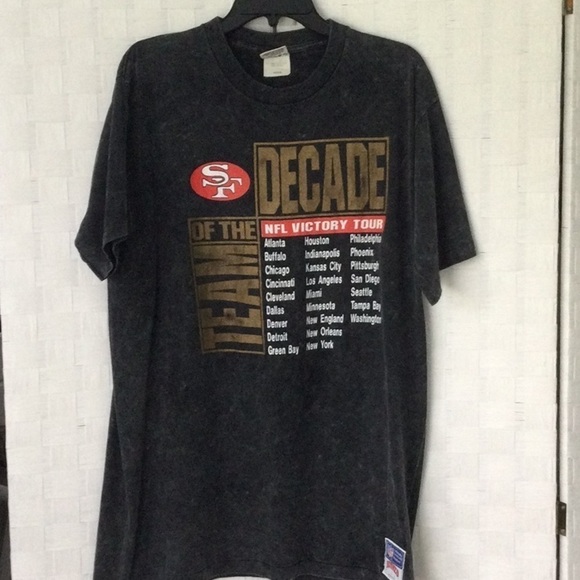 NFL Victory Tour Nutmeg San Francisco of the Decade T-ShirtSize XL gray     #288 - Picture 1 of 8